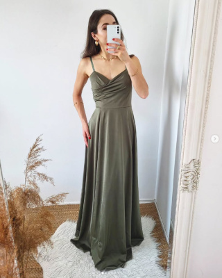 Giulia sukienka maxi w kolorze khaki