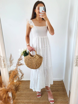 Serena bawełniana sukienka w stylu boho